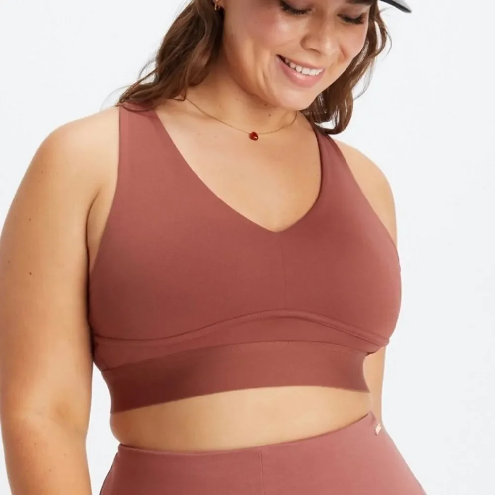 FABLETICS All Day Every Day Bra S Mahogany NWT in packaging unopened‎
